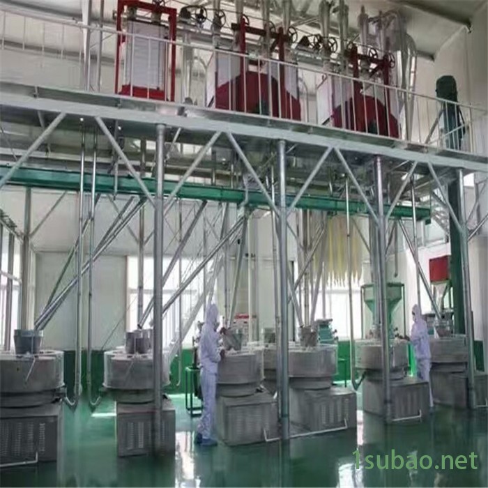 面粉石磨机 现林电动石碾小米机成套石磨面粉加工设备新型面粉石磨机械生产厂家图8