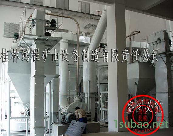 桂林鸿程石料磨粉机小型磨粉机 HC1000价格优惠,雷蒙磨机加工粉煤灰 磨粉机 白色小型磨粉机 桂林矿石图2