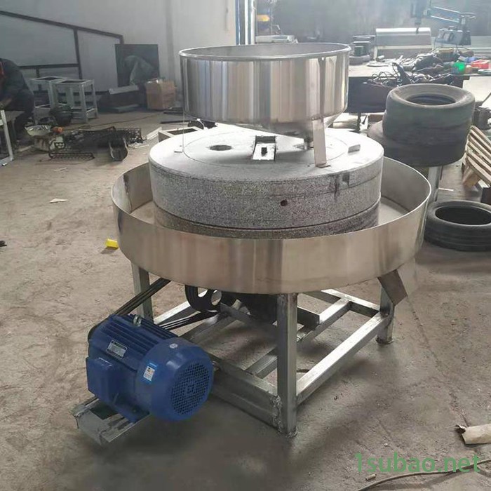 富德RL-50黄豆磨浆石磨机豆腐米线电动石磨机花椒粉石碾石磨机油坊花生酱石磨机五谷杂粮石磨机图7