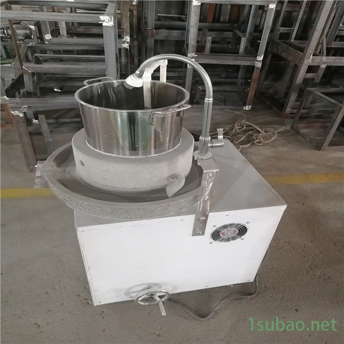 家用豆浆豆腐机石磨肠粉机芝麻酱机电动磨米浆豆腐石磨机 手摇小石磨米粉石磨机图3