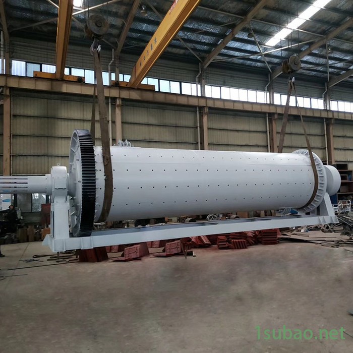 邦隆1200X4500连续式矿用湿式球磨机 石灰球磨机 白灰磨粉机图4