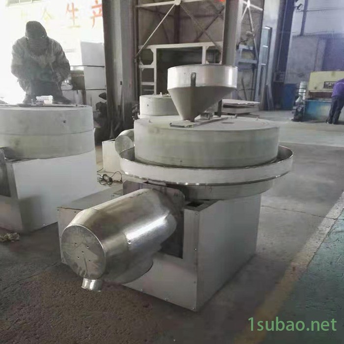 现林石磨XLSM-100 石磨面粉加工设备 小型家用石磨 电动面粉石磨机 杂粮石磨机 机组 小磨香油流水线设备图4