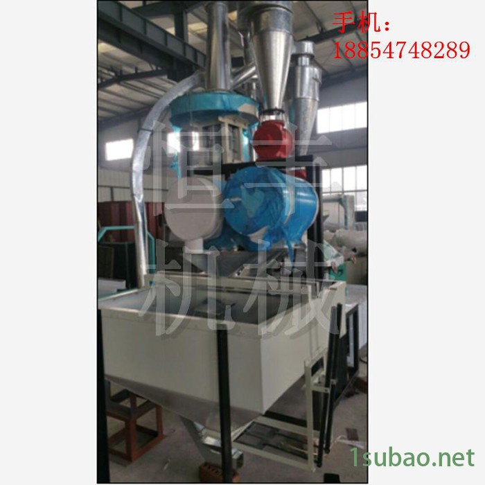五谷杂粮对辊磨粉机 高速研磨 家用小麦磨粉机图4