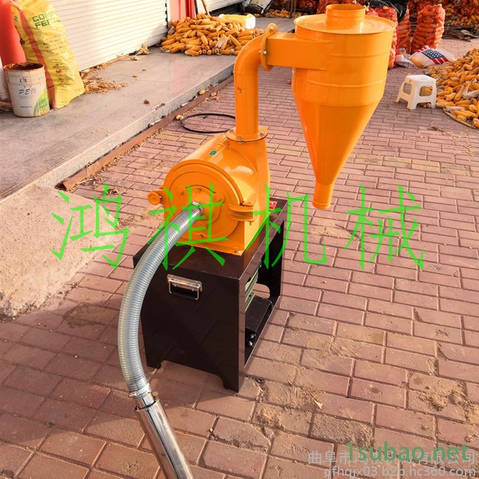 超细五谷杂粮磨粉机 全自动粮食磨面机 鸿祺 小型细面磨面机图2