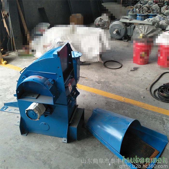 泰丰小型家用茶叶梗粉碎机 齿盘式玉米磨粉机 多功能木材粉碎机图3