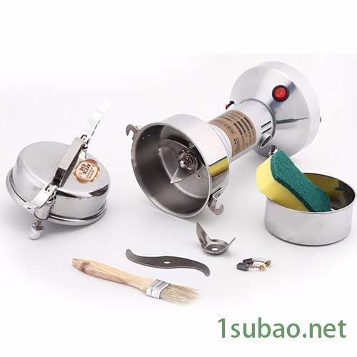 久品牌150克中药粉碎机五谷杂粮打粉机家用小型磨粉机食品超细不锈钢研磨机图2