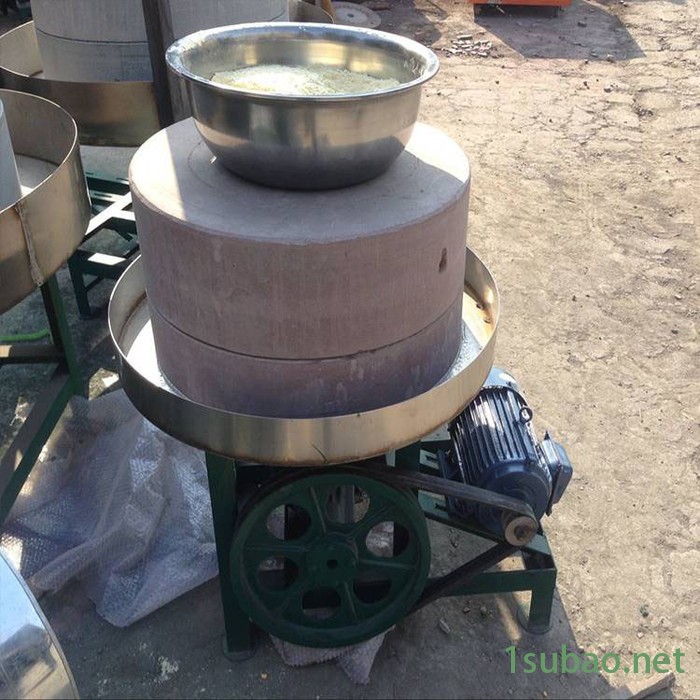富德RL-50玉米粮食加工石磨机杂粮面粉石磨机小型电动石磨香油机电动石磨机厂家豆腐脑磨浆石磨机图7