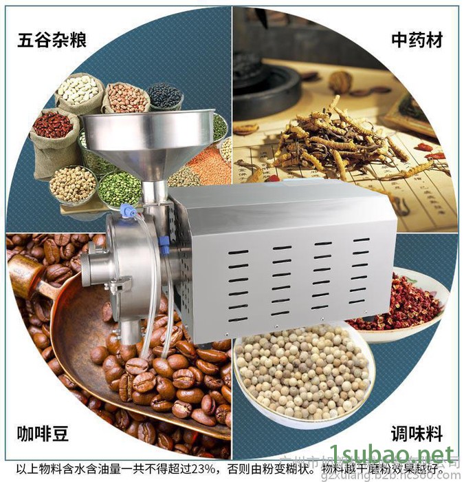 旭朗福建五谷杂粮磨粉机/不锈钢薏米磨粉机制造厂家图4