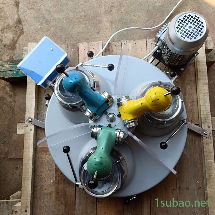 现货XPM120*3型实验室三头研磨机 玛瑙三头研磨机价格 化验室超细非金属磨粉机图6