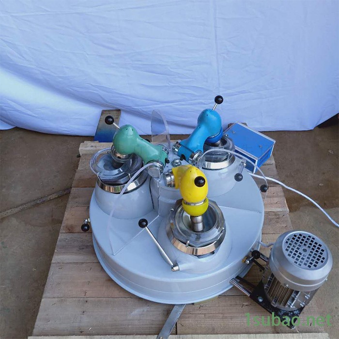 现货XPM120*3型实验室三头研磨机 玛瑙三头研磨机价格 化验室超细非金属磨粉机图7