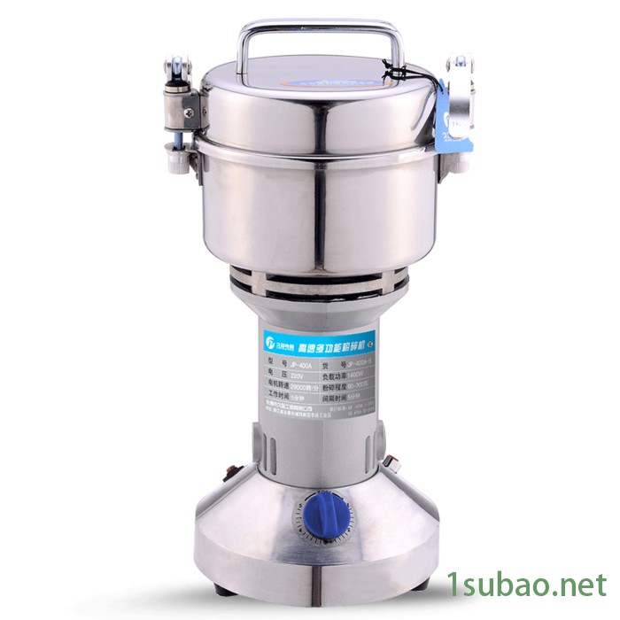 久品牌400A-8小钢磨打粉机超细研磨机中药材粉碎机五谷杂粮磨粉机不锈钢磨面机图2