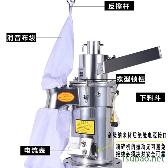 冠发 碾磨机家用价格低 家用小麦磨粉机 自动进料秸秆粉碎机图6