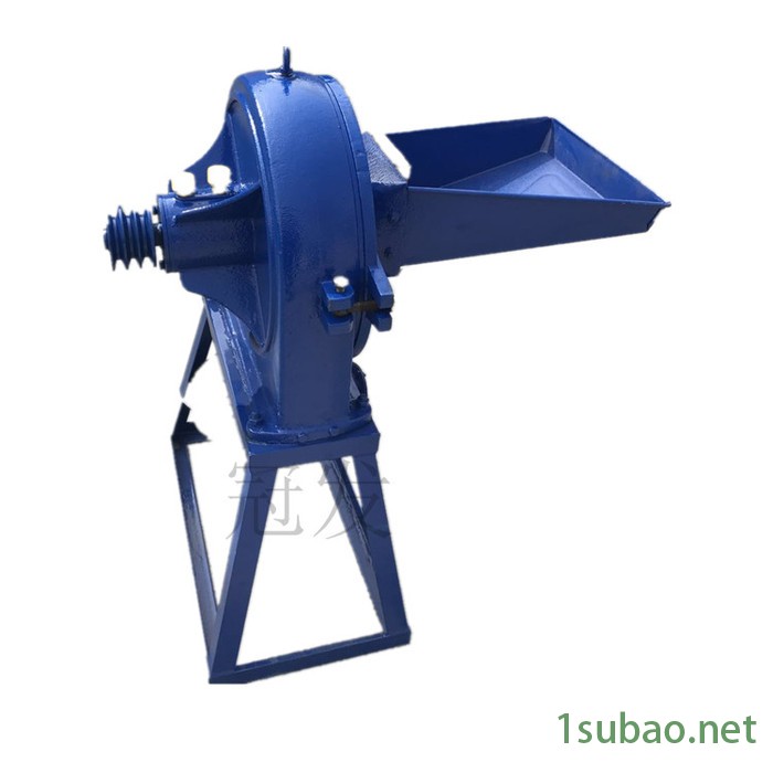 冠发 碾磨机家用价格低 家用小麦磨粉机 自动进料秸秆粉碎机图2