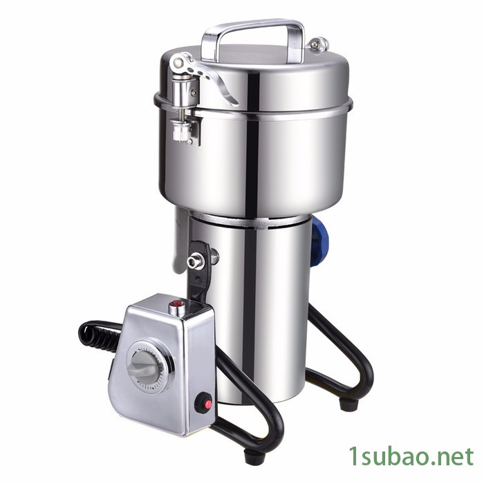 久品牌500C-6克中药材粉碎机超细研磨机五谷磨粉机304不锈钢打粉机家用小型图4