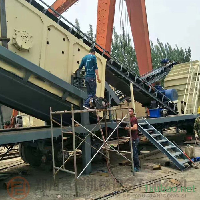 富德HX938HD80移动打石子制砂破碎多功能方箱式破碎机石英石制砂机小型锤式粉碎机磨粉机图8