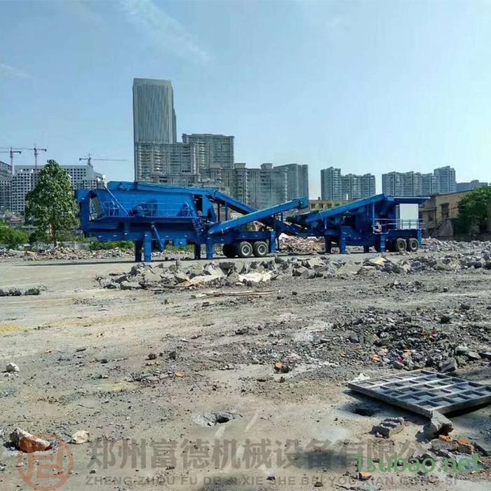 富德HX938HD80移动打石子制砂破碎多功能方箱式破碎机石英石制砂机小型锤式粉碎机磨粉机图7