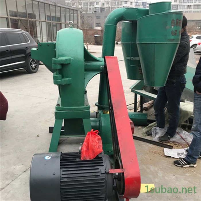 青岛膨化颗粒磨粉机 中药渣700超大型粉碎机防震 自动上料图3