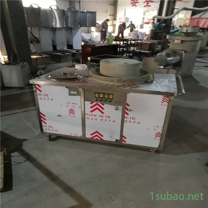 现林石磨    作坊型豆浆石磨机 早餐店专用豆浆机 两相电豆浆石磨机 小麦面粉石磨设备 手摇小石磨图4