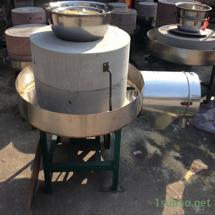 商用型半自动石碾磨粉机 花椒大料粉碎机 石碾加工磨粉机图7