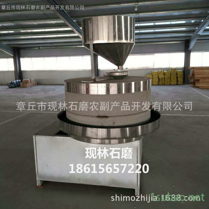 石磨香油机 芝麻酱小磨香油设备_**-现林石磨肠粉石磨粗粮石磨机,图4