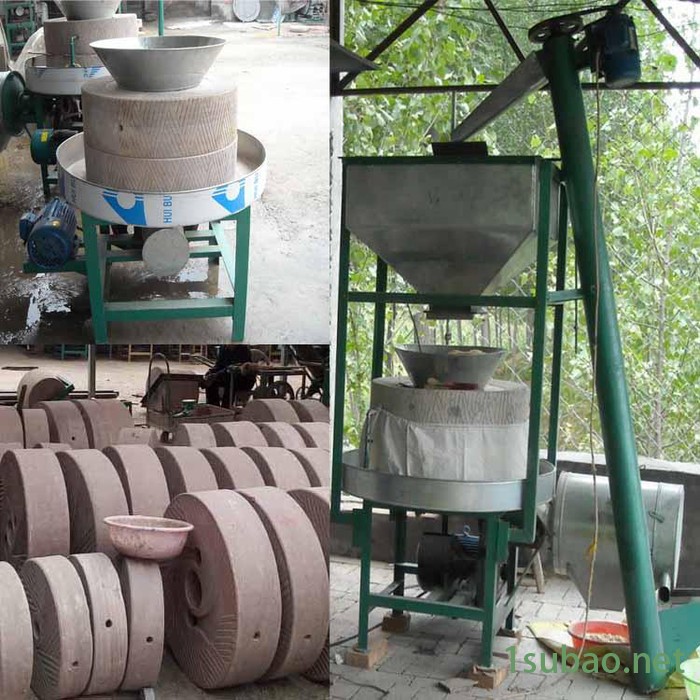全自动石磨磨粉机 石磨榨油机 石磨香油机 邦耀500小型电动石磨机图8
