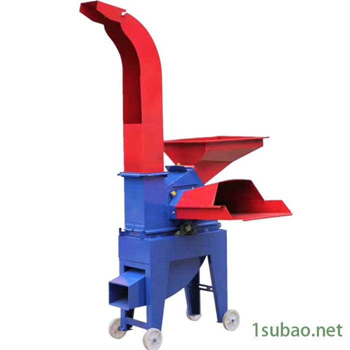 青草饲料粉碎机  玉米颗粒磨粉机 饲料破碎机 高粱秸秆多功能铡切机图4