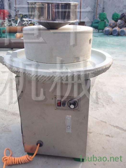 豆浆米浆石磨机 新型高效电动石磨机规格 广东肠粉石磨机图5