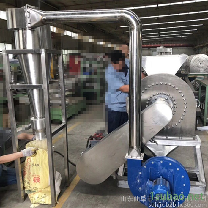 除尘麦麸粉碎机 猪饲料粉碎机超细 树脂原料齿盘磨粉机图3