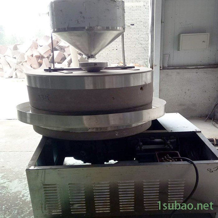 电动香油石磨机 电动面粉石磨机 燃气炒锅 芝麻水洗机杂粮加工 石磨豆腐 豆浆磨石磨面粉机 不锈钢搅墩晃油机图4