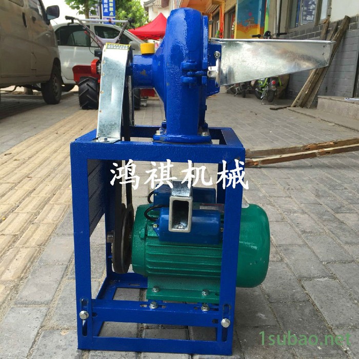 鸿祺磨面机 小麦粉专用设备 多功能谷子磨面机 小麦磨头磨粉机图3