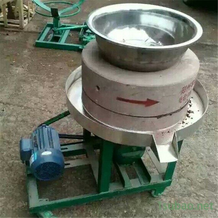电动石磨芝麻酱机 白豆磨浆机 石磨豆腐机 邦耀500型石磨磨粉机图6
