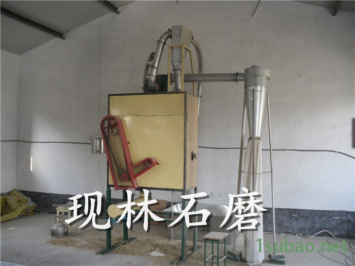 现林全自动电动磨面粉机家用五谷杂粮石磨机小麦磨粉机图7