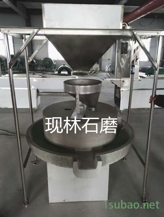 现林石磨商用干湿两用电动肠粉石磨机 带自动投料机石磨豆腐机 辽宁豆腐石磨机60型 豆浆电动石磨机纯手工图6