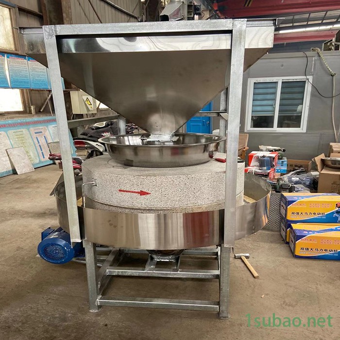 厂家定制石磨面粉机全自动多功能石磨面粉机杂粮石磨磨粉机图3