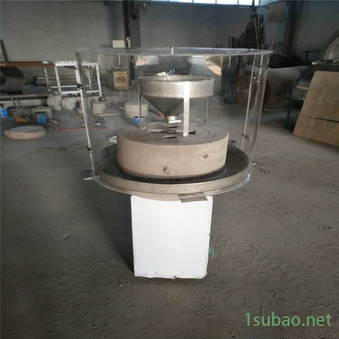 电动石磨机大型芝麻水洗机油坊用磨酱机商用电动石磨机 芝麻酱机 石磨花生酱香油机 电动石磨机大型米浆肠粉石磨机图5