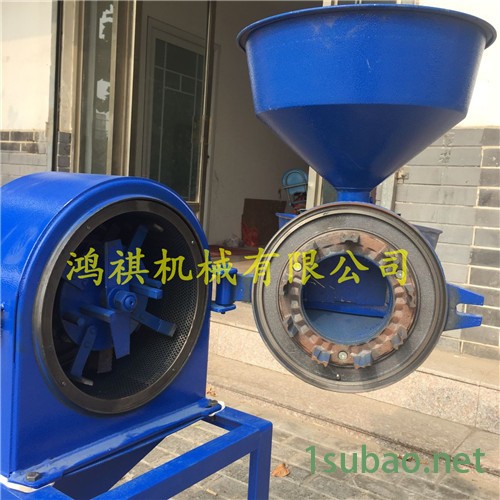 鸿祺 微型磨面机 大小型面粉石磨机 玉米黑麦磨面机图8