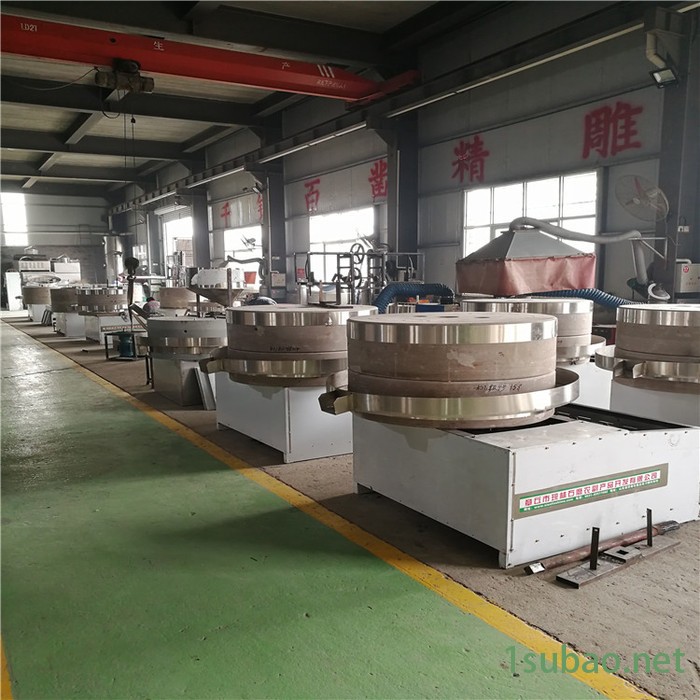 商用石磨 小磨香油石磨机 芝麻酱石磨 花生酱石磨 五谷杂粮磨粉机 电动石磨 自动投料机 全自动石磨机图2