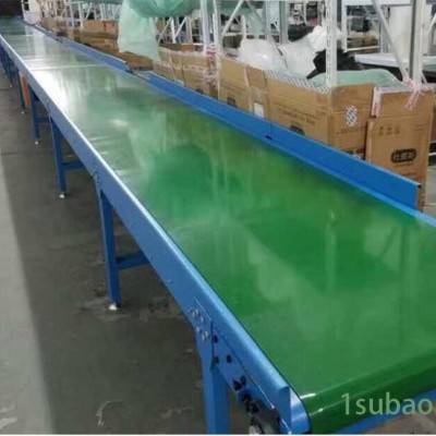 食品厂面粉封包PVC皮带输送机生产线