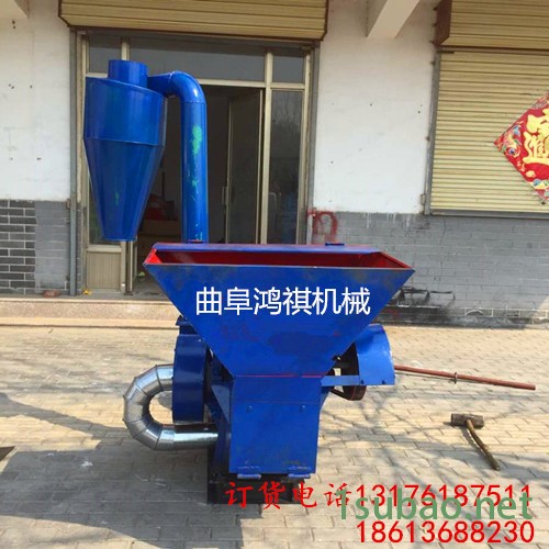 节能环保自动进料粉碎机 豆杆磨粉机锤片粉碎机HQ图8