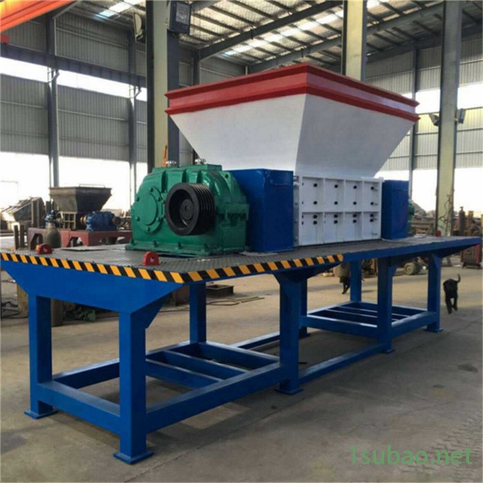 金属轻薄料撕碎机 丰茂建筑工地脚手架粉碎机pvc带铁塑钢撕碎机价格图4