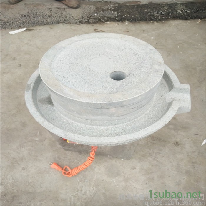 鲁强LQSM-30  电动石磨 米浆石磨机价格 小型肠粉石磨豆浆机价格图2