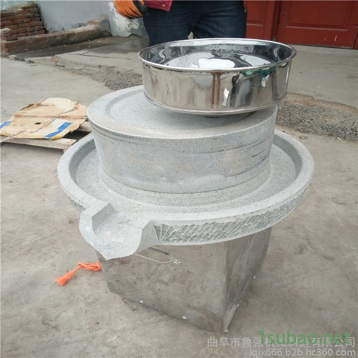 鲁强LQSM-30  电动石磨 米浆石磨机价格 小型肠粉石磨豆浆机价格图5