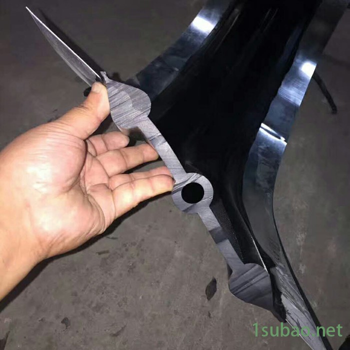 汕头隧道顶部橡胶止水带中埋式钢板式钢边式热熔机止水带CB300*6图2