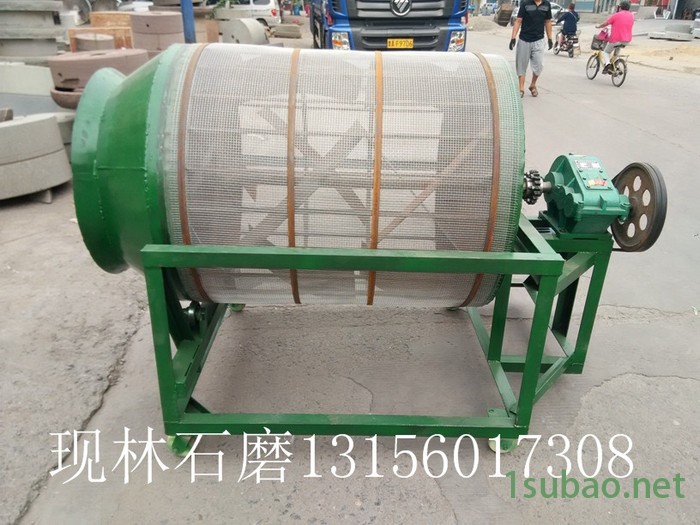 环保燃气炒锅  石磨面粉石磨石磨香油机 流动花生酱石磨机 油坊用磨酱机厂价直销图4
