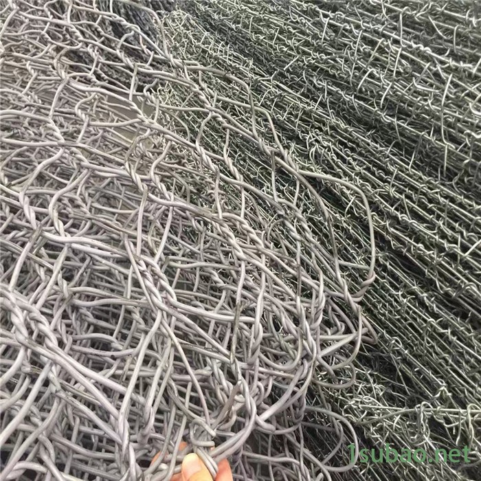 厂家 PVC石笼网 加胶工程塑粉 固滨笼 澜润宽甸满族自治 山体护坡石笼网箱图3
