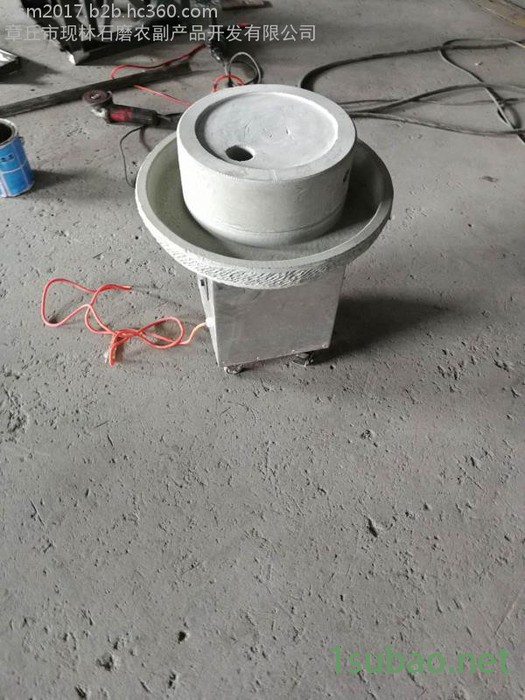 现林40型号 电动石磨小型豆浆电动石磨电动石磨机—豆腐花电动石磨—优质电动石磨电动面粉石磨 手摇豆浆石磨，电动豆浆图5
