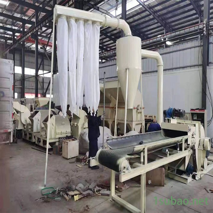富德600多功能木材综合破碎机大型木头粉碎设备生活垃圾多功能撕碎机废家具双轴粉碎机图5