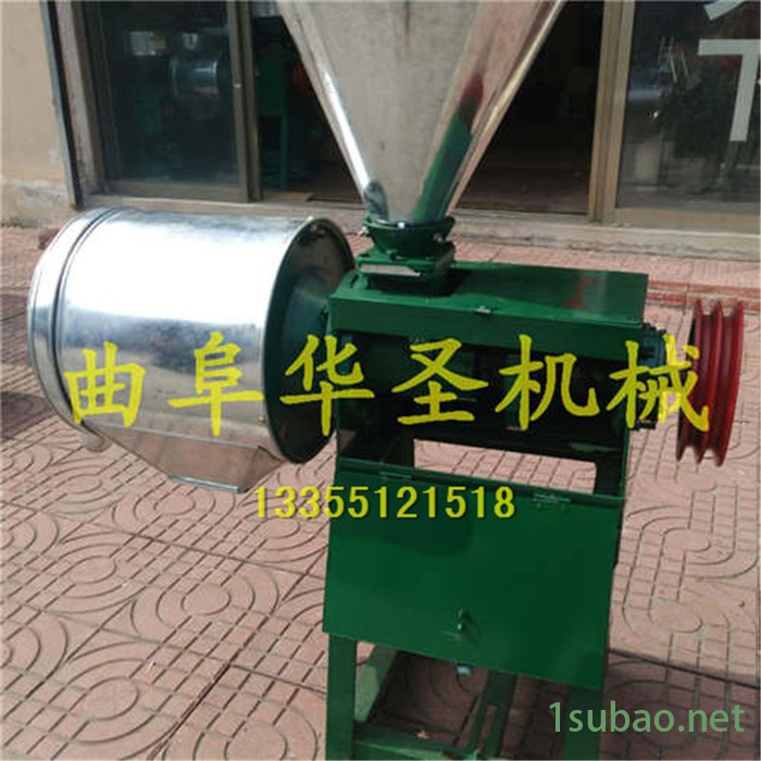 家用小钢磨打粉机 全新粗粮磨粉机 高效率磨面机面粉机图4