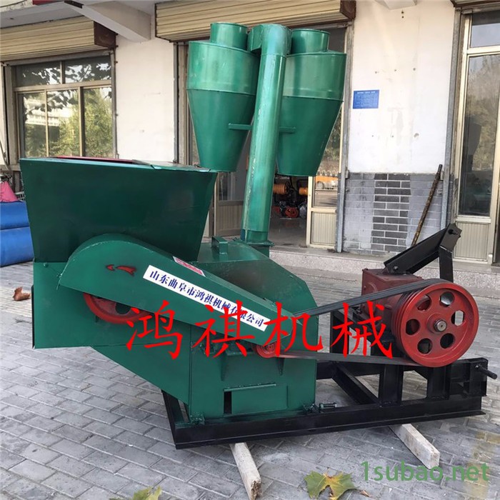 鸿祺自动进料粉碎机 粉碎磨粉机实惠耐用 沙克龙粗碎草粉机图2