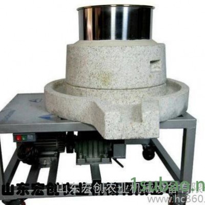 石磨机电动 天然青岩石电动石磨机 面粉石磨机 水磨石磨机